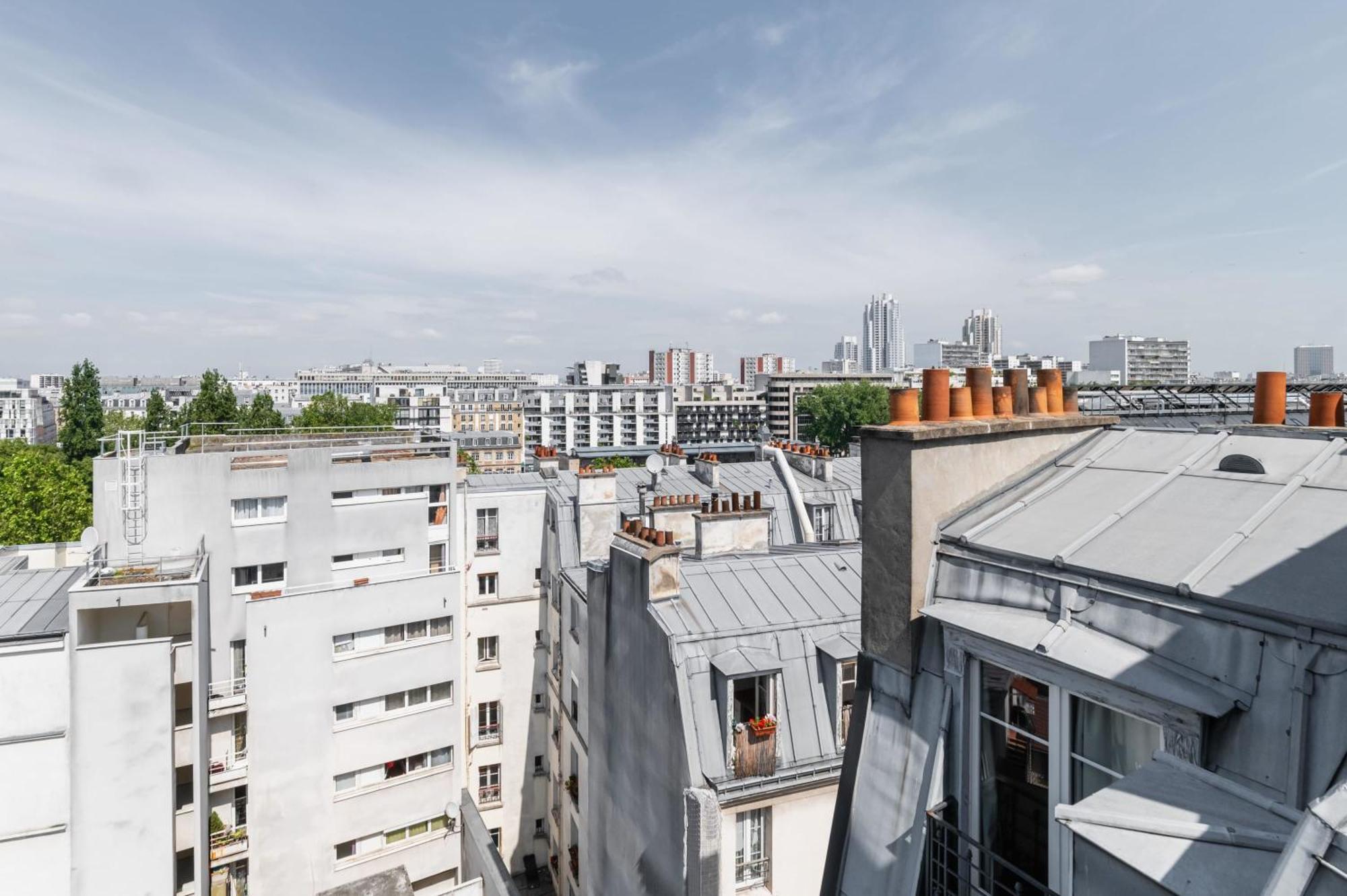 2 Pieces Refait A Neuf Dernier Etage - Paris 19 - 4P - Flat-Guest Apartment Exterior photo